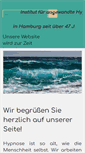 Mobile Screenshot of institutfuerhypnose.de